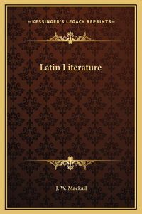 Cover image for Latin Literature