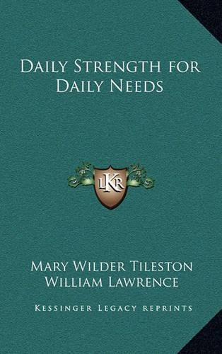 Cover image for Daily Strength for Daily Needs