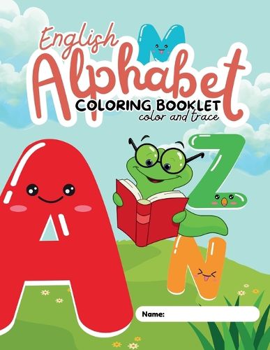 Cover image for English Alphabet Coloring Booklet