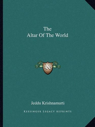 Cover image for The Altar of the World