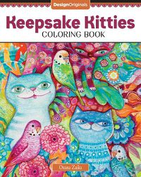 Cover image for Keepsake Kitties Coloring Book