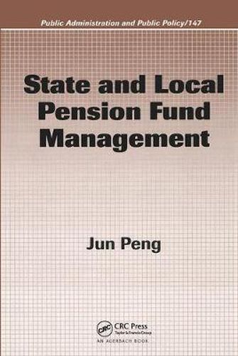 Cover image for State and Local Pension Fund Management