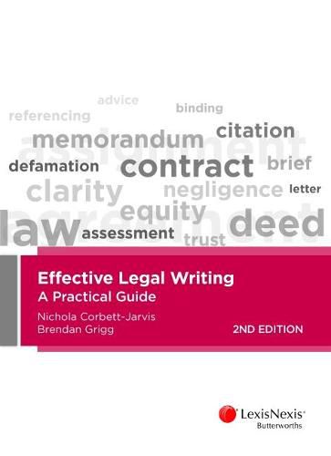 Cover image for Effective Legal Writing: A Practical Guide