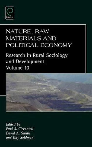 Cover image for Nature, Raw Materials, and Political Economy