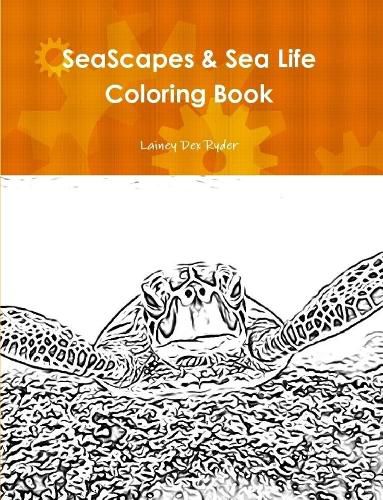 Cover image for SeaScapes & Sea Life Coloring Book