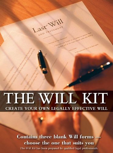 Cover image for The Will Kit: Create your own Legally