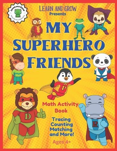 Cover image for My Superhero Friends Math Activity Book