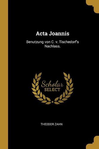 Cover image for Acta Joannis