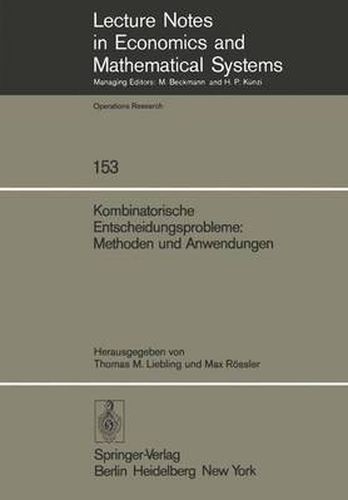 Cover image for Kombinatorische Entscheidungsprobleme: Methoden und Anwendungen