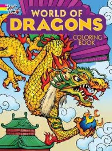 Cover image for World of Dragons Coloring Book