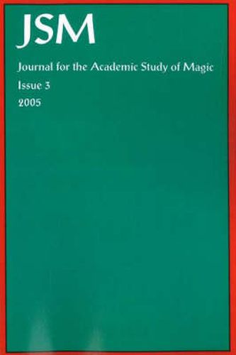 Cover image for Journal for the Academic Study of Magic: Issue 3