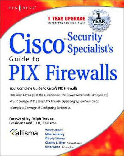 Cover image for Cisco Security Specialists Guide to PIX Firewall