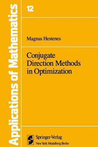 Cover image for Conjugate Direction Methods in Optimization