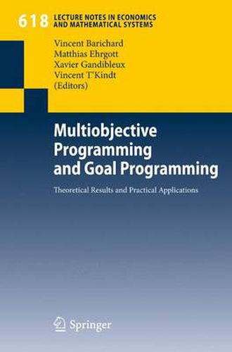 Cover image for Multiobjective Programming and Goal Programming: Theoretical Results and Practical Applications