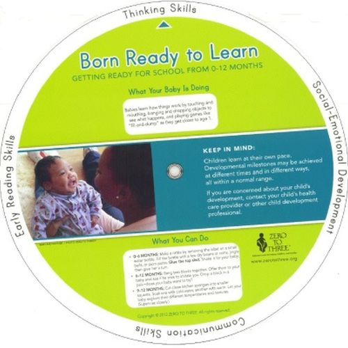 Cover image for Born Ready to Learn 0-12 Months: Pack of 10 Wheels