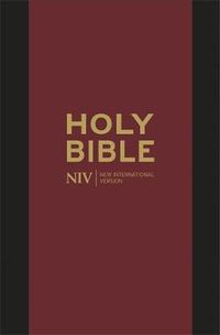 Cover image for NIV Pocket Black Bonded Leather Bible with Zip