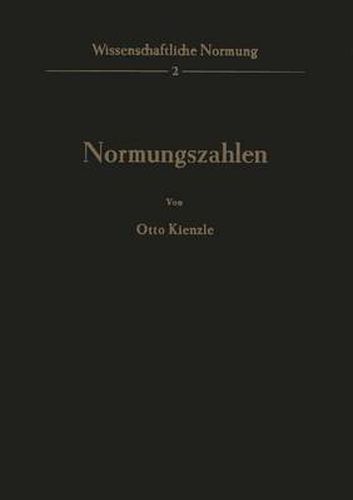 Cover image for Normungszahlen