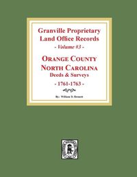 Cover image for Granville Proprietary Land Office Records