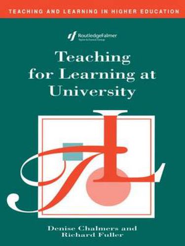 Cover image for Teaching for Learning at University: Theory and Practice