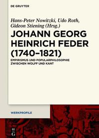 Cover image for Johann Georg Heinrich Feder (1740-1821)