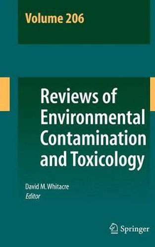 Cover image for Reviews of Environmental Contamination and Toxicology Volume 206