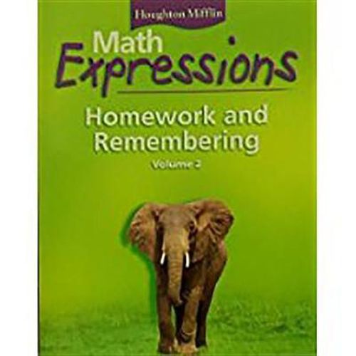 Cover image for Math Expressions: Hmewk&rembr Consm L3 V2