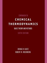 Cover image for Chemical Thermodynamics: Basic Theory and Methods