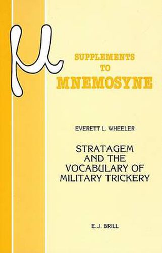 Cover image for Stratagem and the Vocabulary of Military Trickery
