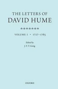 Cover image for The Letters of David Hume: Volume 1