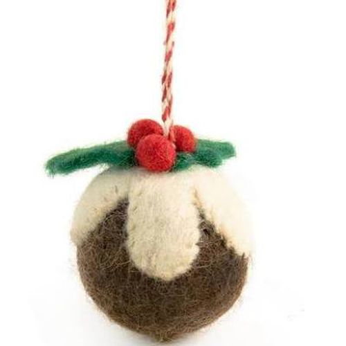 Figgy Pudding Felt Decoration