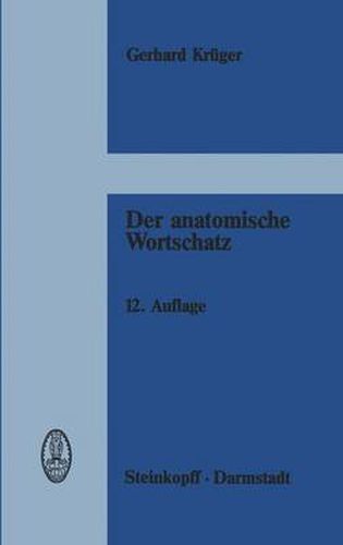 Cover image for Der Anatomische Wortschatz