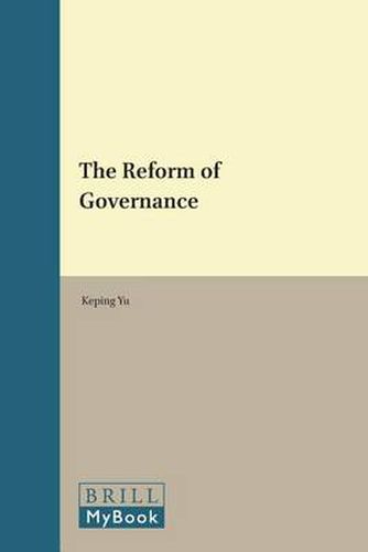 Cover image for The Reform of Governance