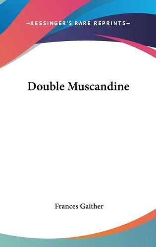 Cover image for Double Muscandine
