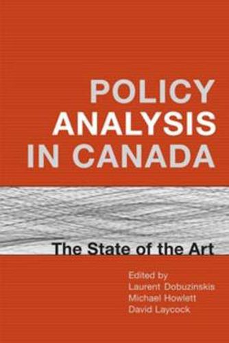 Cover image for Policy Analysis in Canada