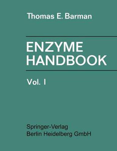 Cover image for Enzyme Handbook: Volume I