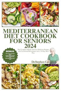 Cover image for mediterranean diet cookbook for seniors 2024