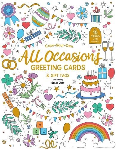 Cover image for Color-Your-Own All Occasions Greeting Cards