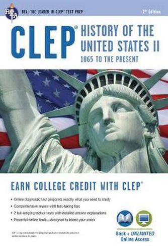 Cover image for Clep(r) History of the U.S. II Book + Online