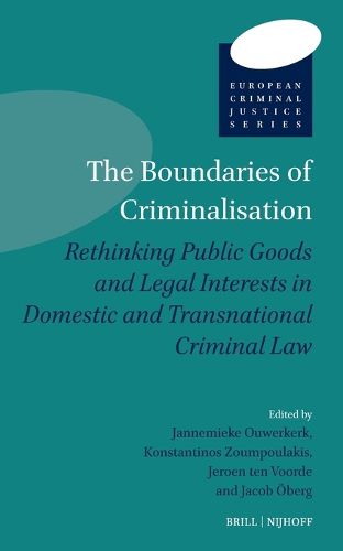 Cover image for The Boundaries of Criminalisation