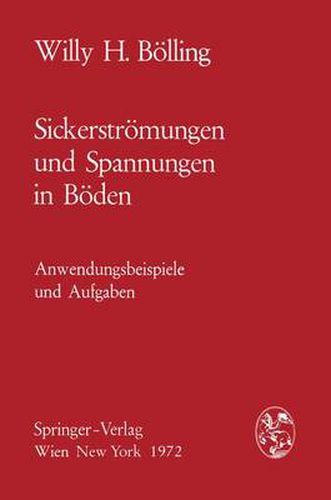 Cover image for Sickerstreomungen und Spannungen in Beoden