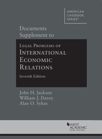 Cover image for Documents Supplement to Legal Problems of International Economic Relations