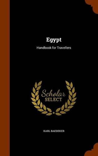 Cover image for Egypt: Handbook for Travellers