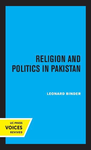 Cover image for Religion and Politics in Pakistan