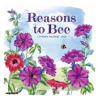 Cover image for Reasons to Bee 2025 12 X 12 Wall Calendar