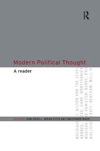 Cover image for Modern Political Thought: A Reader