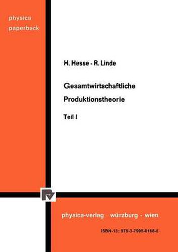 Cover image for Gesamtwirtschaftliche Produktionstheorie