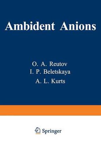 Cover image for Ambident Anions