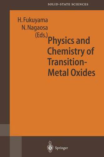 Cover image for Physics and Chemistry of Transition Metal Oxides: Proceedings of the 20th Taniguchi Symposium, Kashikojima, Japan, May 25-29, 1998