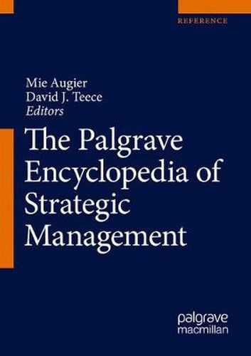 Cover image for The Palgrave Encyclopedia of Strategic Management