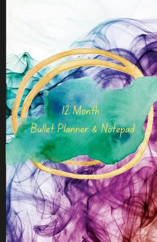 Cover image for 12 Month Bullet Planner and Notepad